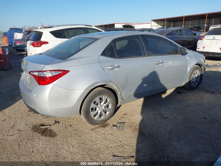 2014 TOYOTA COROLLA L/LE/LE PLS/PRM/S/S PLS - 5YFBURHE7EP101096