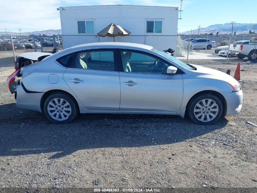 2013 NISSAN SENTRA S - 3N1AB7AP8DL641086