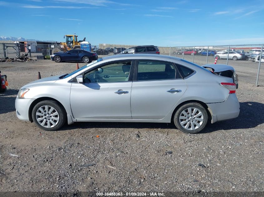 2013 NISSAN SENTRA S - 3N1AB7AP8DL641086