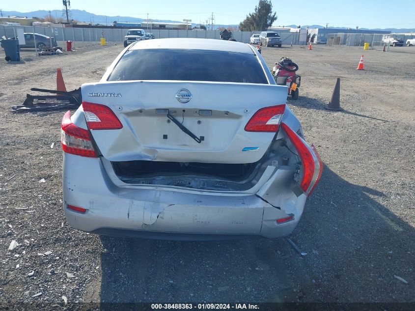 2013 NISSAN SENTRA S - 3N1AB7AP8DL641086