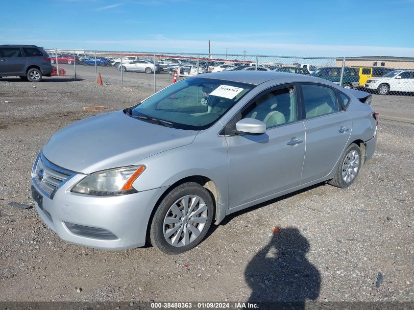 2013 NISSAN SENTRA S - 3N1AB7AP8DL641086