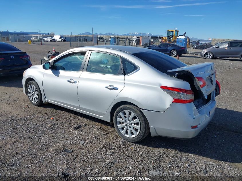 2013 NISSAN SENTRA S - 3N1AB7AP8DL641086