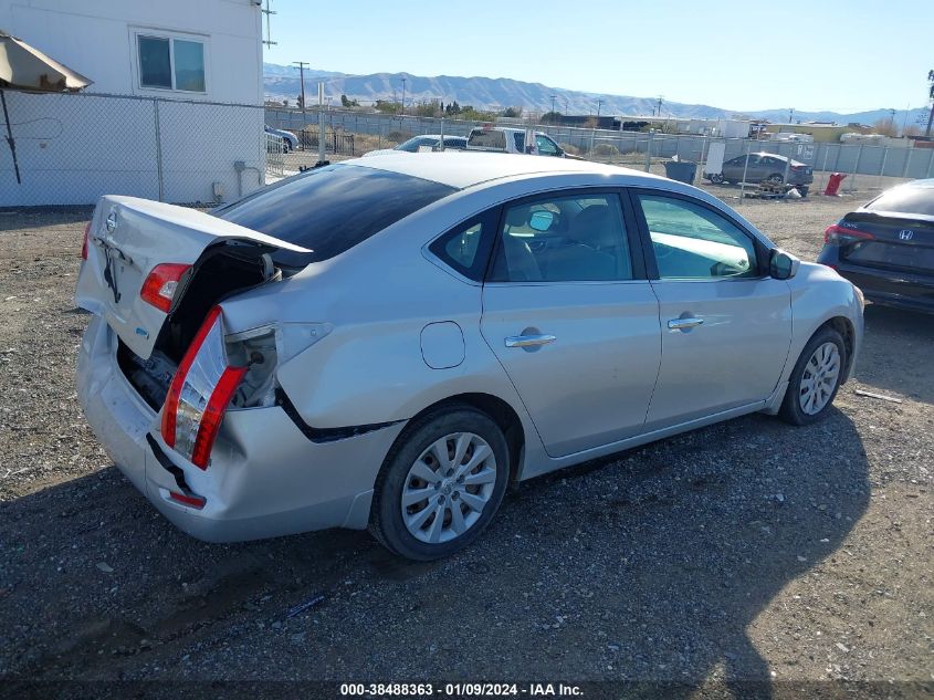 2013 NISSAN SENTRA S - 3N1AB7AP8DL641086