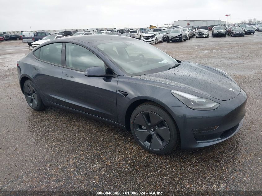 2023 TESLA MODEL 3 REAR-WHEEL DRIVE - 5YJ3E1EAXPF706832