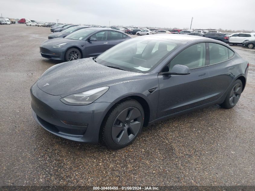 2023 TESLA MODEL 3 REAR-WHEEL DRIVE - 5YJ3E1EAXPF706832