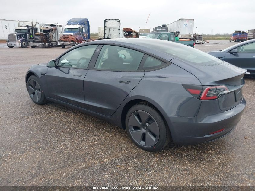 2023 TESLA MODEL 3 REAR-WHEEL DRIVE - 5YJ3E1EAXPF706832