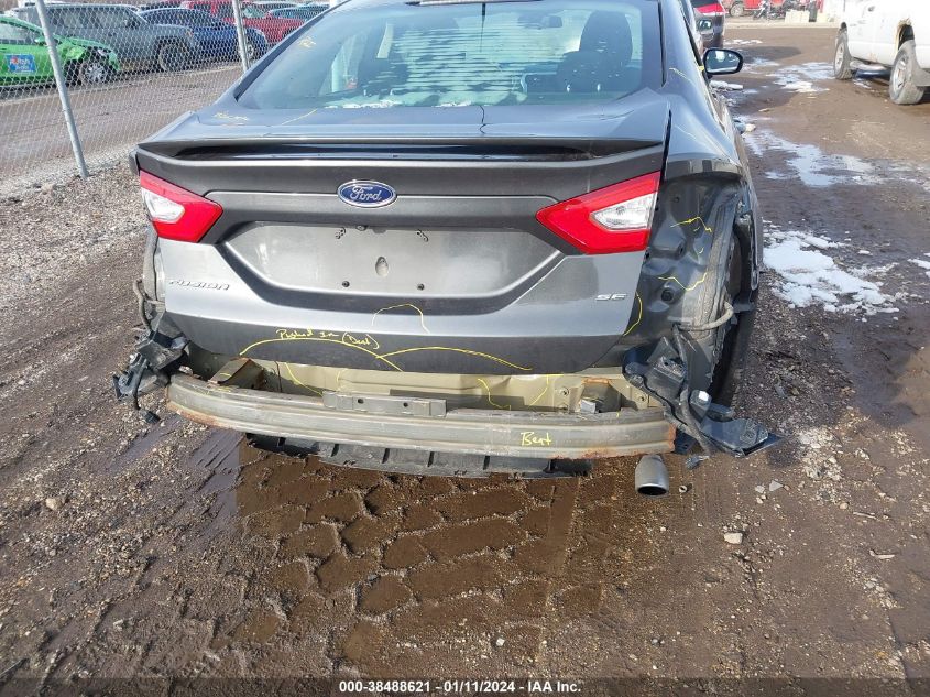 2016 FORD FUSION SE - 3FA6P0H74GR132184