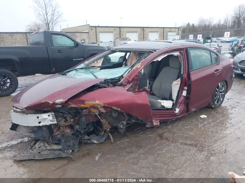 2013 HONDA CIVIC SDN - 2HGFB2F5XDH021640