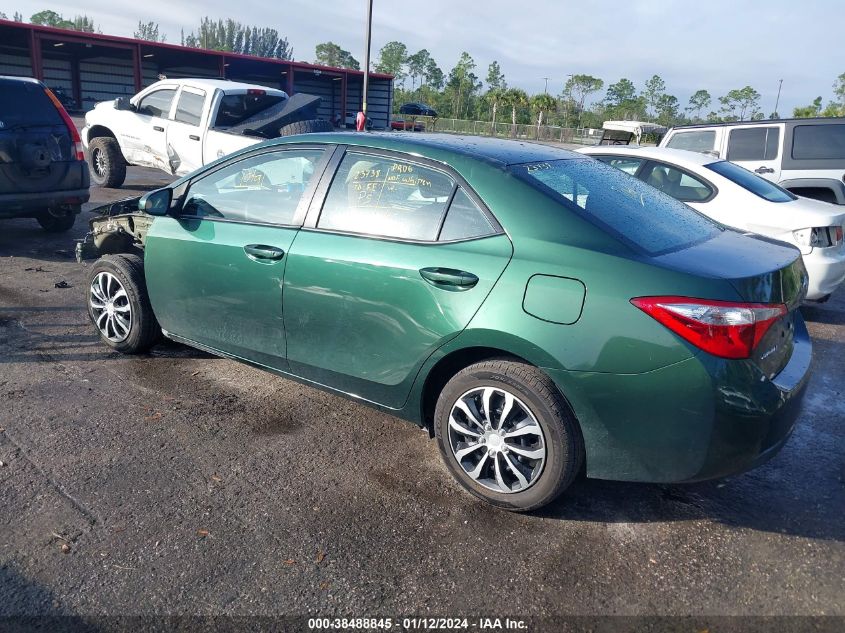 2014 TOYOTA COROLLA L/LE/LE PLS/PRM/S/S PLS - 5YFBURHE4EP006477