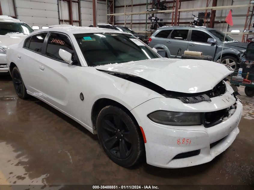 Lot #2539237746 2015 DODGE CHARGER SXT salvage car