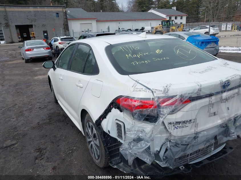 2022 TOYOTA COROLLA HYBRID LE - JTDEAMDE0N3010209