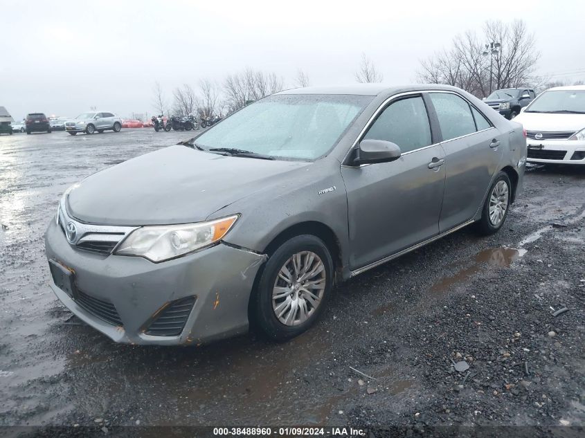 4T1BD1FK7CU061205 | 2012 TOYOTA CAMRY HYBRID