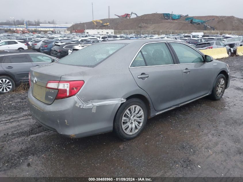 4T1BD1FK7CU061205 | 2012 TOYOTA CAMRY HYBRID