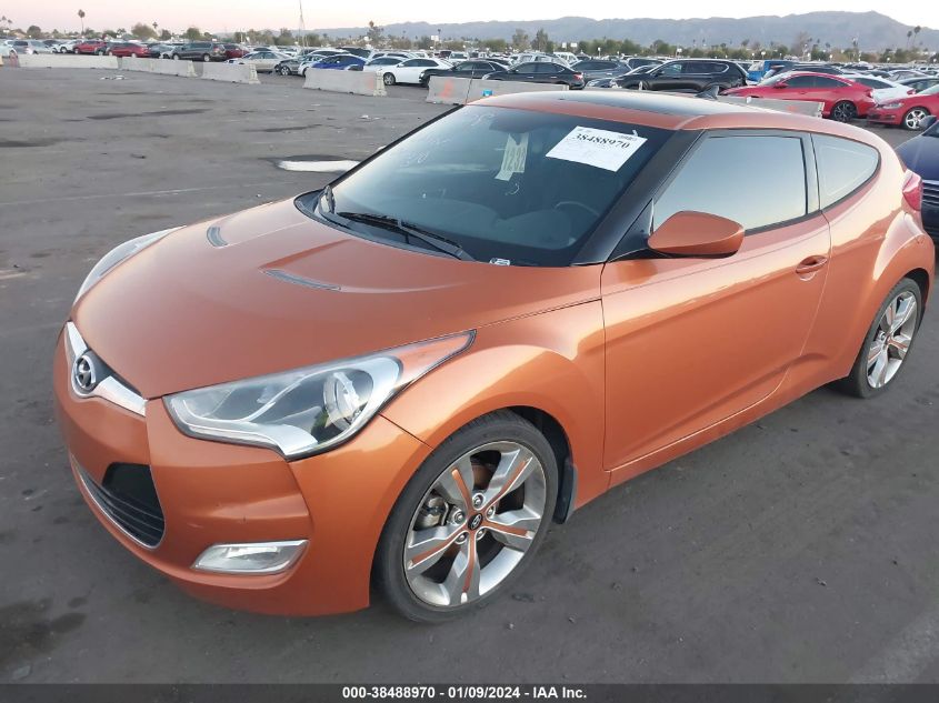 2013 HYUNDAI VELOSTER BASE W/BLACK - KMHTC6AD0DU108038