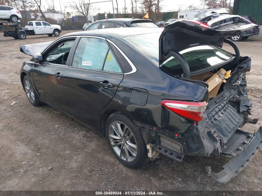 2015 TOYOTA CAMRY SE - 4T1BF1FK9FU970609