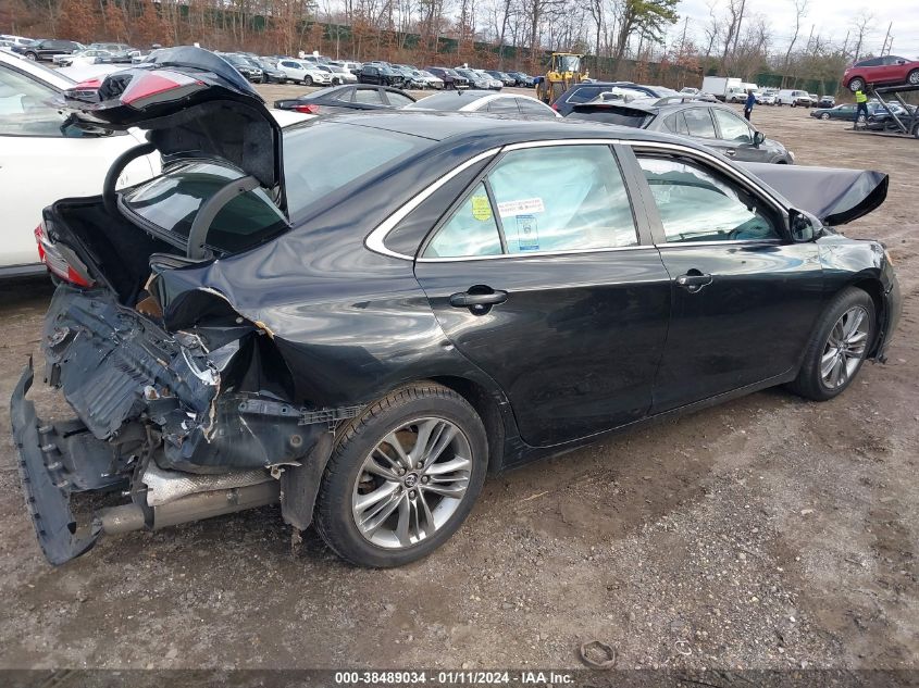 2015 TOYOTA CAMRY SE - 4T1BF1FK9FU970609