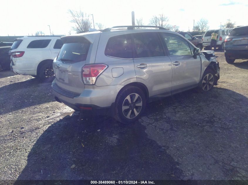 2017 SUBARU FORESTER 2.5I LIMITED - JF2SJAJC9HH520295