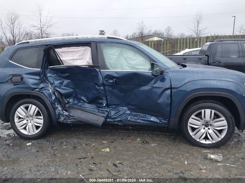 2019 VOLKSWAGEN ATLAS 3.6L V6 SE W/TECHNOLOGY - 1V2UR2CA7KC519294