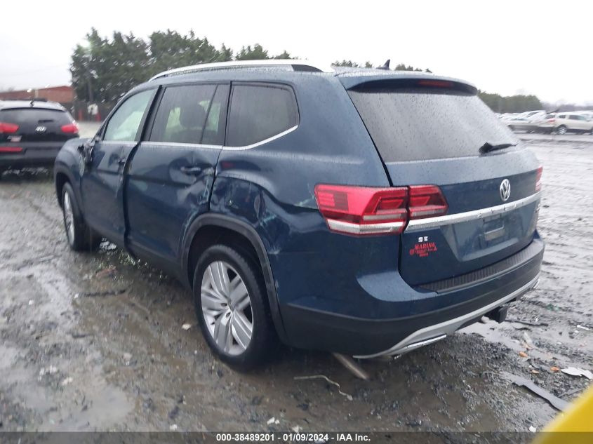 2019 VOLKSWAGEN ATLAS 3.6L V6 SE W/TECHNOLOGY - 1V2UR2CA7KC519294
