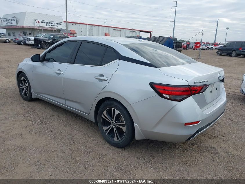 2022 NISSAN SENTRA SV - 3N1AB8CV6NY287364