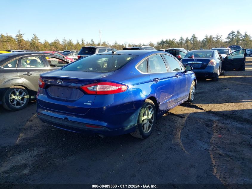 2014 FORD FUSION SE - 3FA6P0HD7ER132599