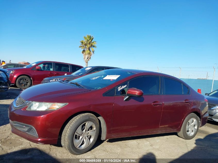 2014 HONDA CIVIC LX - 19XFB2F55EE273436