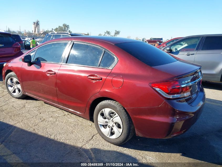2014 HONDA CIVIC LX - 19XFB2F55EE273436