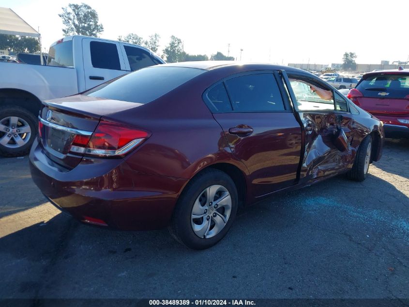 2014 HONDA CIVIC LX - 19XFB2F55EE273436