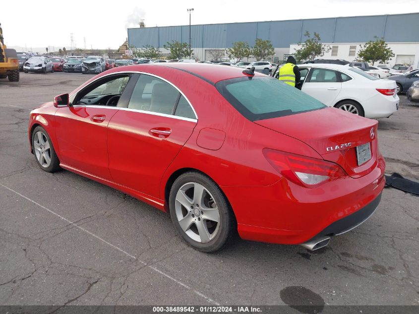 2015 MERCEDES-BENZ CLA 250 - WDDSJ4EB0FN208002