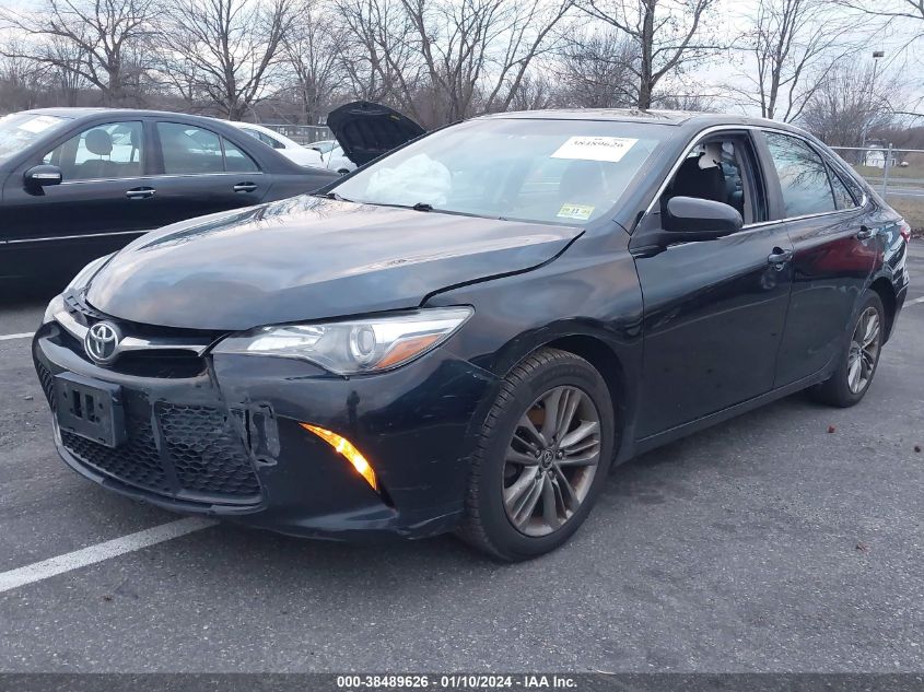 2015 TOYOTA CAMRY SE - 4T1BF1FK1FU487969