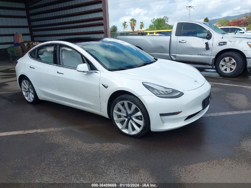 Lot #2531200493 2020 TESLA MODEL 3 STANDARD RANGE PLUS REAR-WHEEL DRIVE/STANDARD RANGE REAR-WHEEL DRIVE salvage car