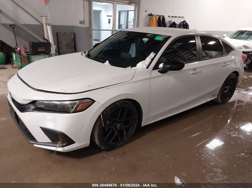 2022 HONDA CIVIC SPORT - 2HGFE2F54NH538599