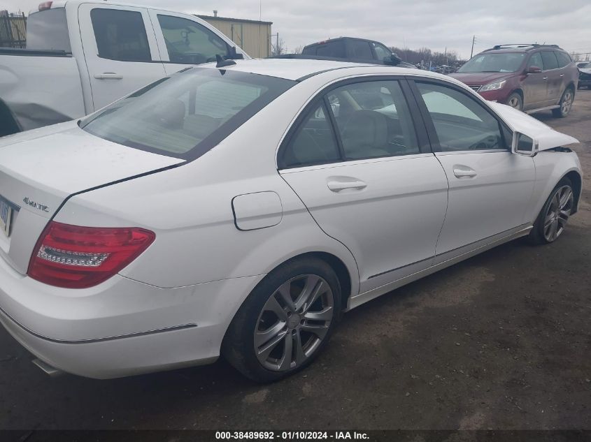 2013 MERCEDES-BENZ C 300 LUXURY 4MATIC/SPORT 4MATIC - WDDGF8AB8DR292760