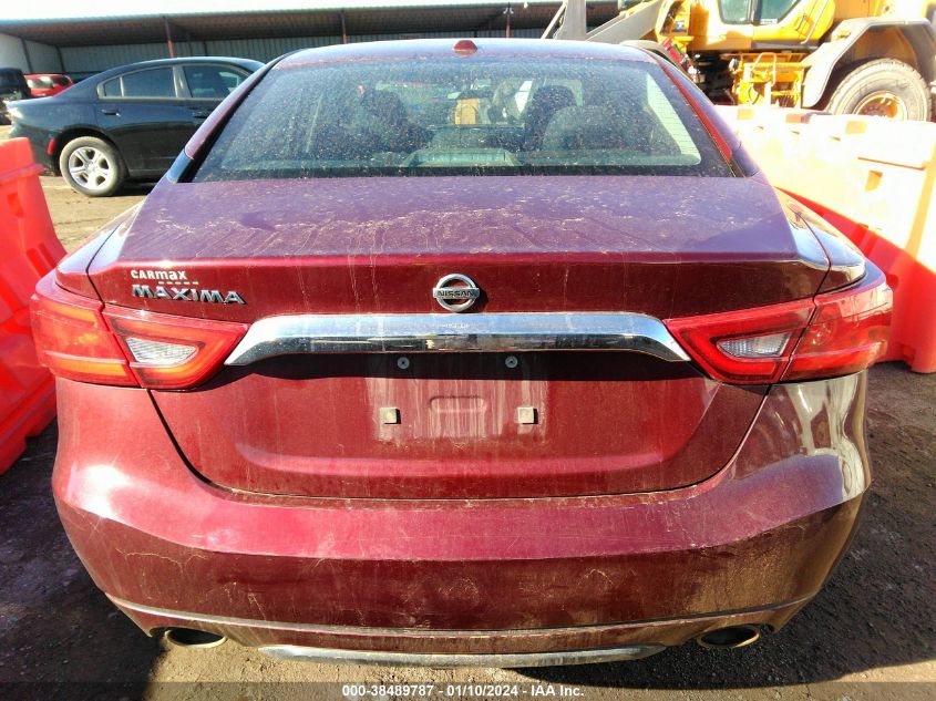 2017 NISSAN MAXIMA 3.5S/SV/SL/SR/PLAT - 1N4AA6AP1HC367943