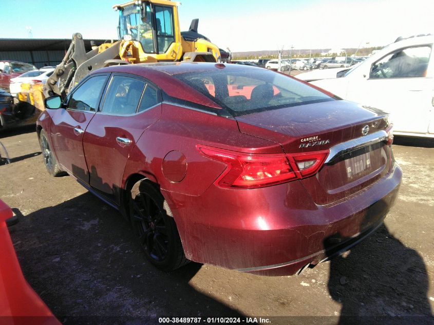 2017 NISSAN MAXIMA 3.5S/SV/SL/SR/PLAT - 1N4AA6AP1HC367943