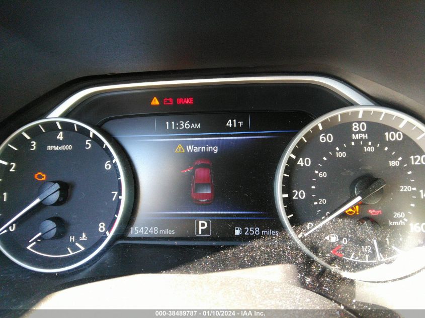 2017 NISSAN MAXIMA 3.5S/SV/SL/SR/PLAT - 1N4AA6AP1HC367943