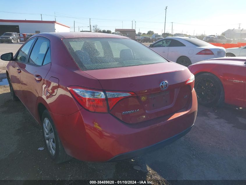 2015 TOYOTA COROLLA LE - 2T1BURHE2FC329945