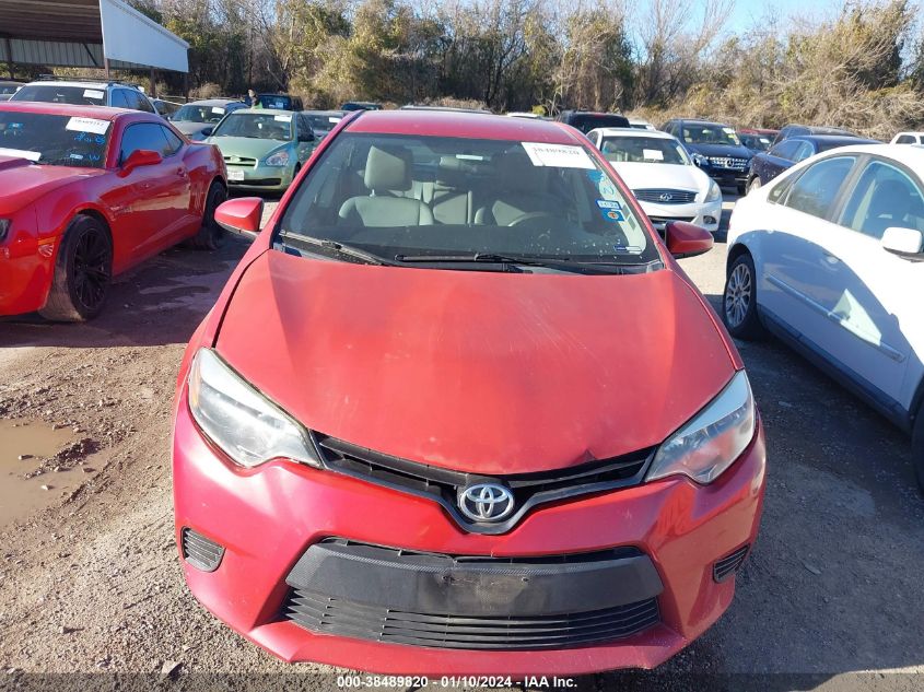 2015 TOYOTA COROLLA LE - 2T1BURHE2FC329945