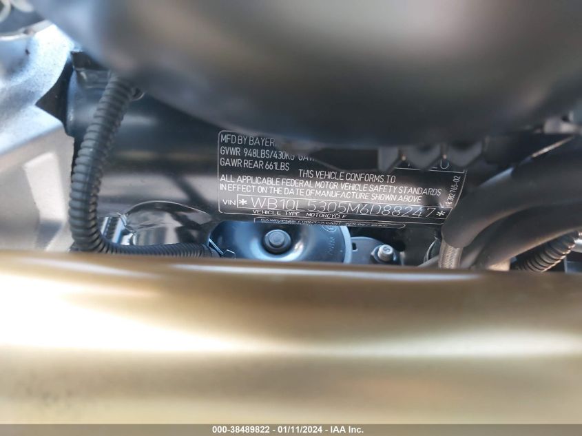 2021 BMW R NINE T WB10L5305M6D88247