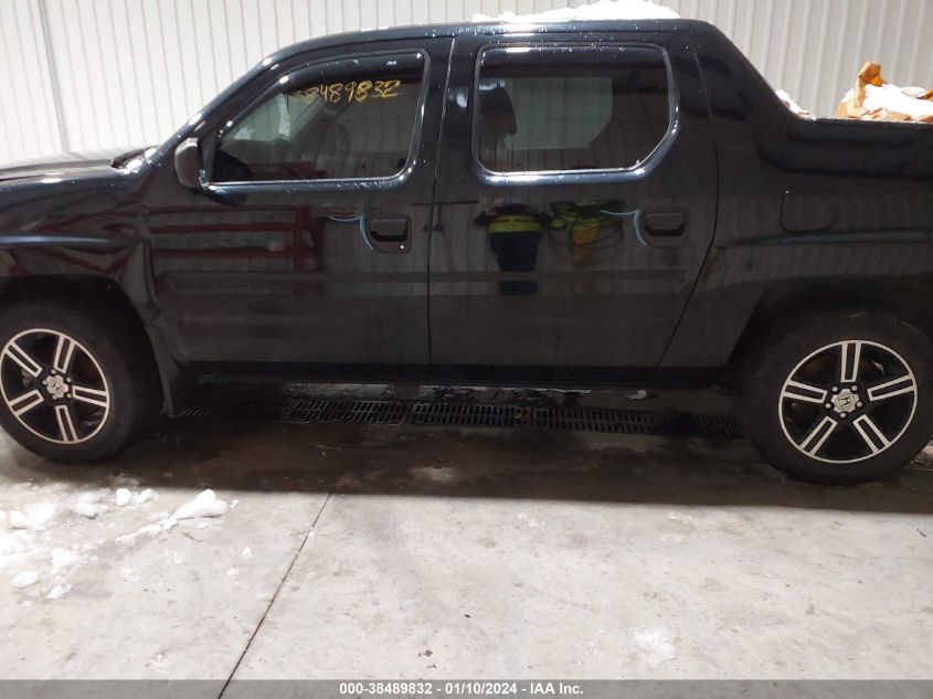 2014 HONDA RIDGELINE SPORT - 5FPYK1F72EB011489