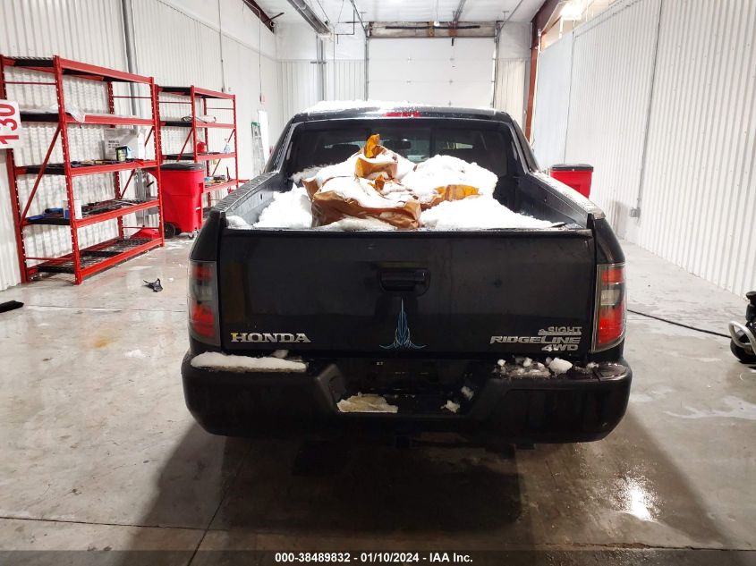 2014 HONDA RIDGELINE SPORT - 5FPYK1F72EB011489