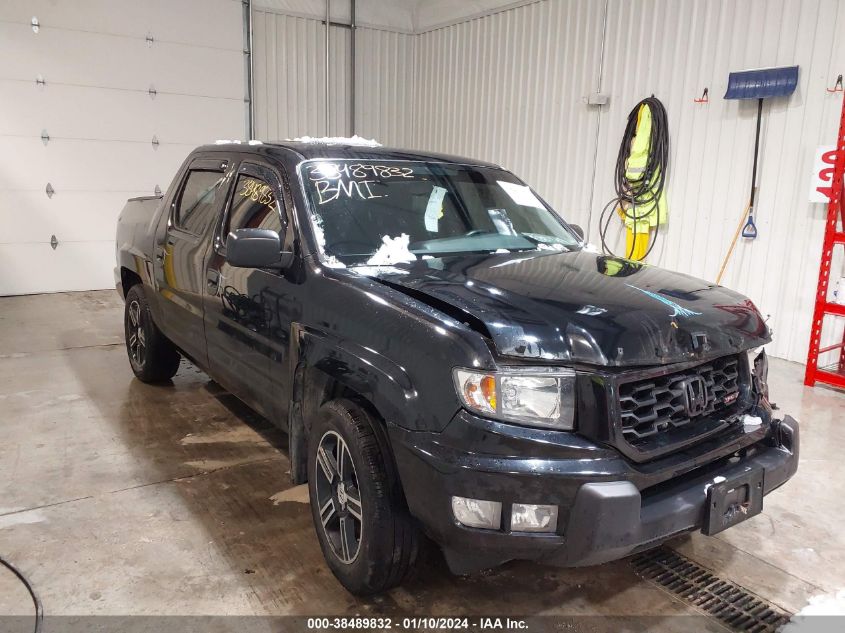 2014 HONDA RIDGELINE SPORT - 5FPYK1F72EB011489