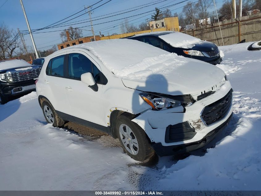 2017 CHEVROLET TRAX LS - KL7CJKSB5HB207033