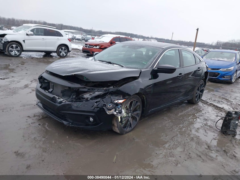 VIN 2HGFC2F82MH524439 2021 HONDA CIVIC SPORT