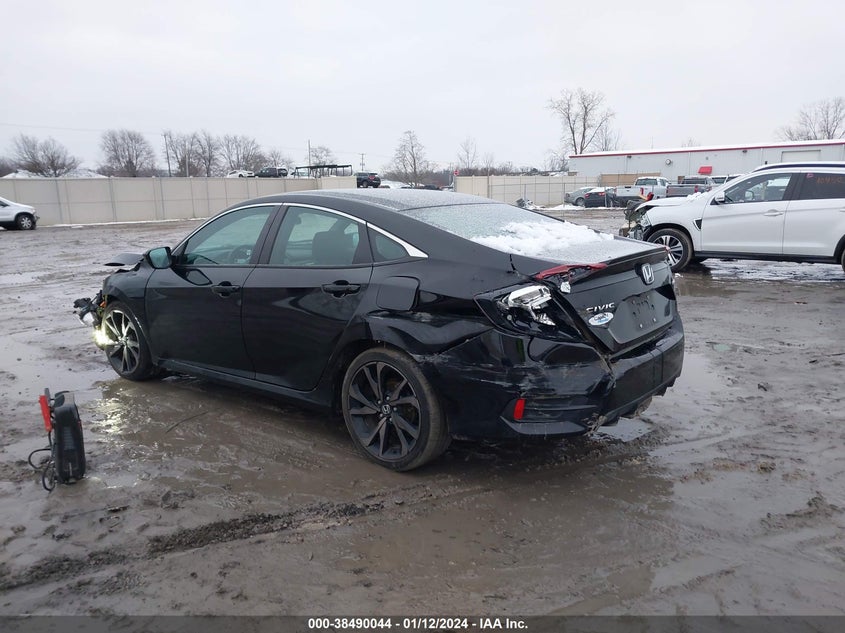 VIN 2HGFC2F82MH524439 2021 HONDA CIVIC SPORT