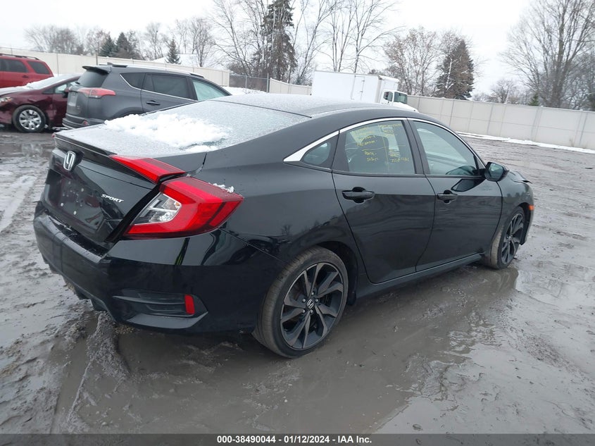 VIN 2HGFC2F82MH524439 2021 HONDA CIVIC SPORT