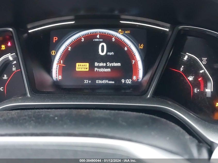 VIN 2HGFC2F82MH524439 2021 HONDA CIVIC SPORT