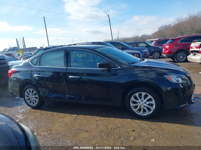 VIN 3N1AB7AP5KY261462 2019 NISSAN SENTRA SV