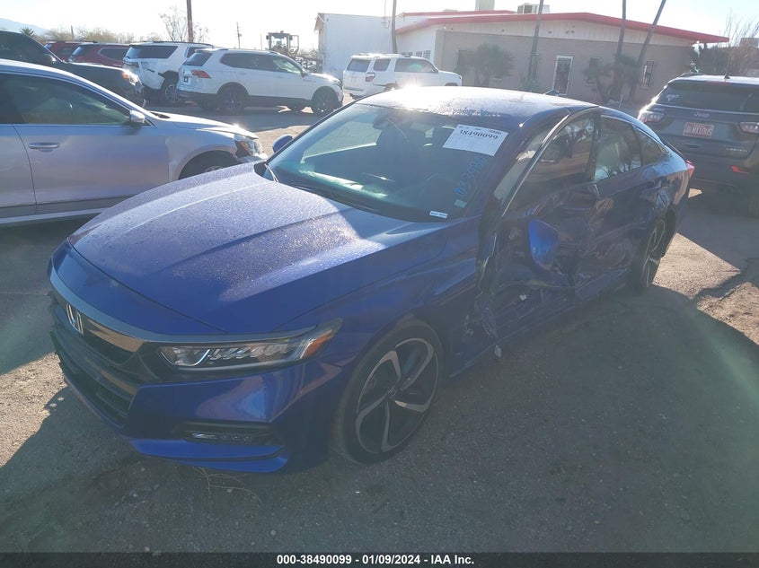 VIN 1HGCV1F38KA033980 2019 HONDA ACCORD SPORT