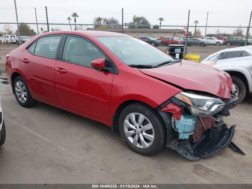 2015 TOYOTA COROLLA LE - 5YFBURHE4FP237669